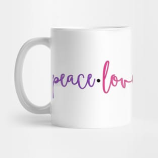 peace love happiness Mug